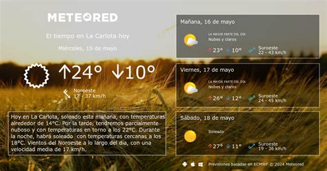 el tiempo en la carlota cordoba|Tiempo en La Carlota. Clima a 14 días